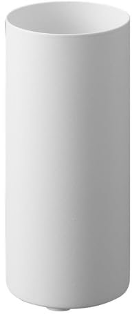 YAMAZAKI 1830 Tower Lint Roller Holder, White, Steel, 6.8 x 6.8 x 15.2 cm