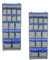 GarPet 2x Hängeorganizer Camping Schrank Wohnmobil Zubehör innen Organizer hängend Organizer Wohnwagen Vorzelt Camping Hängetasche