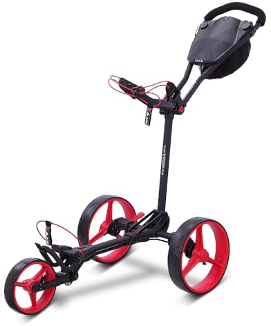 Big Max Blade Trio Golftrolley schwarz/rot