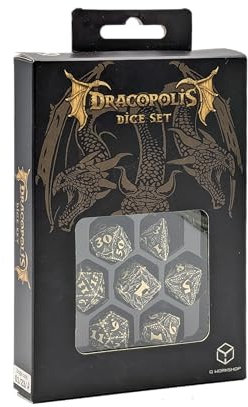 Q-Workshop Dracopolis Dice Set – The Scandinavian Blackfang
