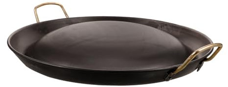 LALADEFIEE Sartén Ligera y Hierro Para Plancha y Barbacoa Mango Antiescaldamiento