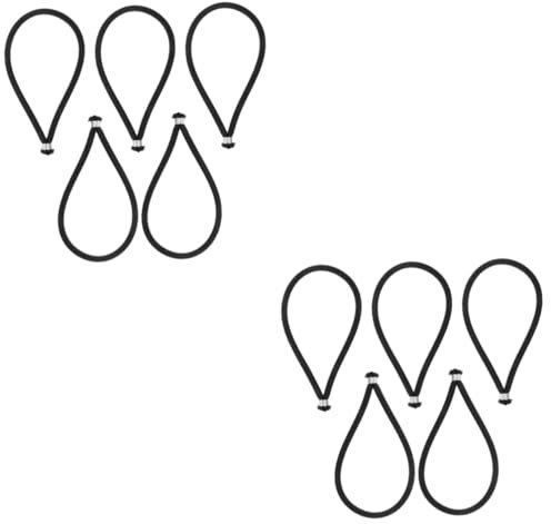 WOONEKY 2sets Camping Wesentliche Dehnbar Zelt Bungee Cords Heavy Duty Tarp Bungees Für Tie Downs 5 Stücke * 2