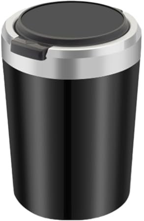 HSJDHNCS Auto Aschenbecher für Opel Corsa E 2014-2019,Autoaschenbecher Tragbarer Auto-Aschenbecher Metall Aschenbecher,A-Silver
