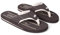 Animal Jekyl Mens Flip-Flops - Slip-on, Lightweight & Comfortable Footwear with Soft Padded upper Straps - Best for Spring Summer & Outdoors Dark Brown Adult Shoe Size 9