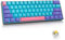 SbocKeeb Teclado Mecanico Inalámbrico，Mini Teclado Gaming 60 Mecanico Modo Dual 2.4Ghz/Bluetooth Hot Swap American QWERTY Layout con para PC/Mac