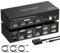 VPFET HDMI Commutateur KVM 2 pc 2 Moniteurs pour KVM Switch 2 Ordinateurs avec 4 USB 2.0 Support des modes de Copie et d'Extension avec Contrôle en Ligne et 2 Câbles USB 2.0