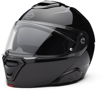 H-D Capstone III Sun Shield H35 Modular Schwarz Glanz Motorrad Klapphelm
