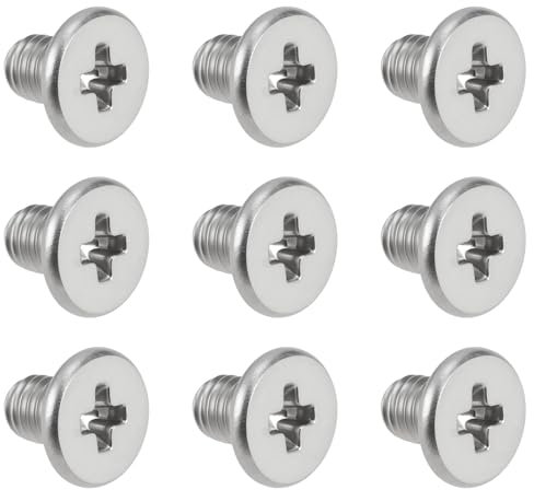 The Lord of the Tools 200Pcs M3-0.5 Stainless Steel Machine Screws Compatible with Ring Doorbell Game Console Fan 3x4x6mm