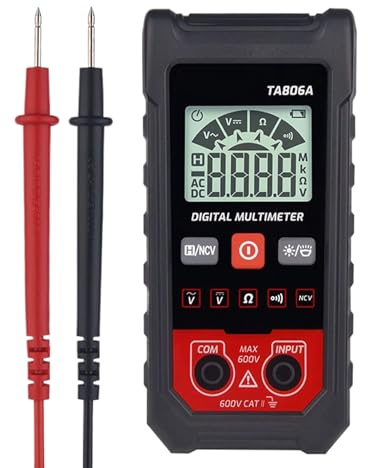 YAOPIU Multimetro Tester,Misuratore di Ohm Volt Ampere | Kit Multimetro Analogico Rilevatore Batteria Auto,Per Applicazioni Industriali Automobilistiche Officina Garage Domestico