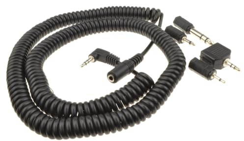 3.5mm Coiled Stereo Jack Extension/Splitter/6.35/Mono/2.5mm Adapters