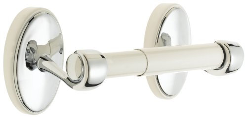 Umbra 022093 666 Isla Toilet Paper Holder, White/Chrome