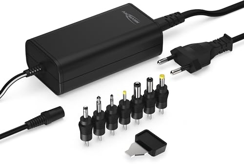 ANSMANN APS 2250 L Universal Stecker Netzteil 15V inkl 7 verschiedende Adapter Stecker - Netzstecker bis max. 2250mA - Netzadapter zur Stromversorgung vieler Elektrokleingeräte von 5-15 Volt regelbar