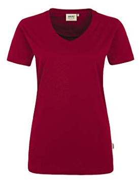 HAKRO Damen Damen V-Shirt Mikralinar® T-Shirt