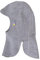 Joha Baby Kinder Unisex Schalmütze Balaclava aus Reiner Merino-Wolle, Größe:45, Farbe:grau Melange
