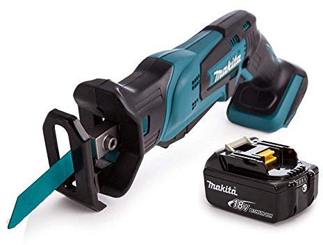 Makita DJR185Z 18V Li-ion Cordless Mini Reciprocating Saw with 1 x 5Ah Battery