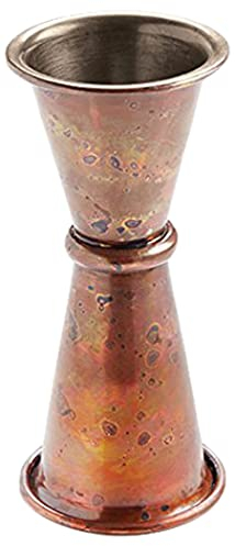 American Metalcraft ACJ12 Antique Copper Jigger, 0.5 oz. x 1.5 oz.