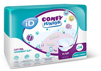 iD Comfy Junior Slip XS - Windeln für Kinder - 40 bis 70 cm Hüftumfang