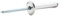Blindniete, gewölbter Kopf, 4,8 mm x 24 mm (16 mm), großer Flansch, Aluminium/Stahl, 20 Stück