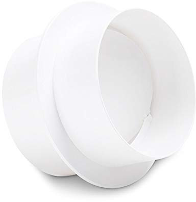 JINchao-air vent, 80-200mm PVC Round Pipe Draft Blocker Backdraft Damper, One Way ventilation fan, air duct Check Valve, Kitchen Ventilation Grill, Replacement parts (Color : 150mm)