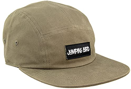 Jumping Bird 5 Panel Cap für Skater und Surfer Unisex Bristen • Baseball Cap für Damen & Herren • Individuell verstellbar und leicht abwaschbar
