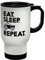 Shopagift Eat Sleep Farmer Repeat Travel Mug Cup
