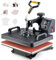 CREWORKS 30 x 38 CM Pressa a Caldo 5 IN 1 Pressa Caldo per Magliette Termopressa Macchina per Sublimazione Trasferimento Stampante Pressa di Calore per T-Shirt Cappelli e Tazze