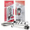 Plumb Chum 14 in 1 Plumbers Professional Keyring Plumbing Multi Tool, Many Trade and DIY uses 2X hex bit Holders