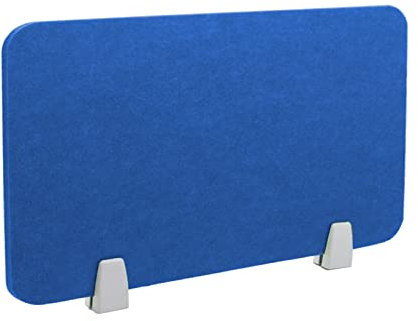 Icegrey Akustik Trenn-Wand für Schreibtisch Filz Freistehender akustischer Schreibtischteiler Reduzieren Sie Lärm und visuelle Ablenkungen mit 2 Clips, Royal Blue, 60x40cm