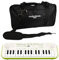 SA-50 Mini Tastiera 32 Tasti: Tastiera Digitale Portatile e Leggera per Bambini, Compatibile con Cuffie - MusicalStore2005 (Tastiera SA-50 con Borsa, Bianco/Verde Lime)