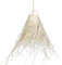 Bohome Living - Suspension Luminaire Naturelle, Lustre Bohème Chic, Suspension en paille, Fait main (25 x 25cm)