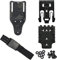 Schnellverschluss-System-Kit, mit Holster-Oberschenkelgurten, Mid-Ride-Beinschlaufen-Plattform（20cm） QLS 22 19 Adapter-Basis