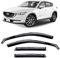 CLIM ART Windabweiser für/kompatible mit Mazda CX-5 2017-2025 (II) KF - Integrierte Regenabweiser - Autofenster Sonnen-&Regenschutz - Windabweiser Autofenster - Einfache Montage - Garantie 4 Set D