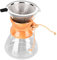 Cafetière Filtre Verseur Résistant à la Chaleur Cafetière Bouilloire Cafetière avec Goutteur Grand pour Appareil de Fabrication de café Grand Bol de Service Verser sur les