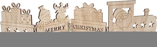 VBS Holz-Silhouette Weihnachtszug