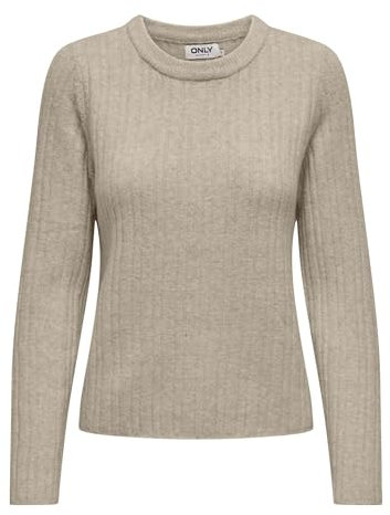 ONLJEANETT Life L/S Rib O-Neck CC KNT