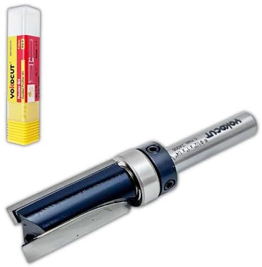 YOKOCUT Guided Profiler Router Cutter Bit, 1/4 Inch Shank, 12.7mm Cut Diameter & 25.4mm Cut Length, Tungsten Carbide Tipped Router Bit (Profiler 12.7MM DIA - 25.4MM CUT - 1/4 SHANK)
