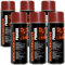 Deco Color 6 Stück ANTICORROSIVE PRIMER ROTBRAUN 400ml - Grundierung/Haftgrund für z.B. Alufelgen, KFZ, Holz, Beton uvm. (6 Dosen 400ml Grundierung Rotbraun)