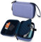 MEDMAX Tragbare Tasche für Asthma Inhalator, schützende stoßfeste Medizin-Reise-Tragetasche mit Clip und Trageriemen kompatibel mit Kammerinhalator-Abstandsmasken, (Lavendel)