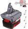 Adapter for Dyson V6 Vacuum Cleaner Convert for Einhell 18V Battery for V6 Battery Compatible with DC58 DC59 DC61 DC62 DC72 DC74 Absolute Animal Motorhead Slim SV03 SV04 SV05 SV06 SV07 SV09
