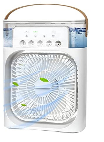 TJHRJTY Aire Acondicionado pequeño Aire Acondicionado portátil Refrigerado por Agua Ventilador de Cinco rociadores Humidificación de Escritorio Aire Acondicionado Ventilador frío