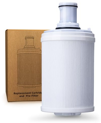 100186 Wasserfilter-Ersatzkartusche + Vorfilter, kompatibel mit Amway espring Wasserfiltersystem, 4-fache Filtrationseffizienz, 3-in-1 verbessert den Geschmack von Leitungswasser