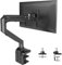 Claiks Brazo de monitor individual resistente para pantallas planas y curvadas de 17 a 49 pulgadas, brazo de monitor de gas de hasta 20 kg, VESA 75/100 mm, brazo de pantalla ajustable en altura con