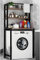 3-Tier Laundry Room Shelf, Above Washing Machine Shelf, Shelves Above Toilet with Hanging Rod, Over The Washer and Dryer Storage Shelf, Bathroom Organization Space Saving Shelving Units (White)