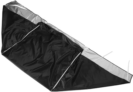 Funda para Lavadora de Carga Frontal, Oxford Negra | Uso Exterior, Resistente a Polvo y Sol, para Máquina de Lavado y Secado