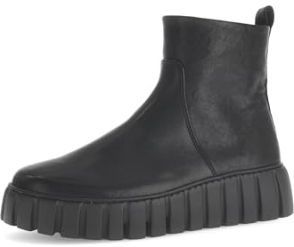 Gabor Damen Chelsea Boots, Frauen Stiefeletten,Moderate Mehrweite (G),Kurzstiefel,uebergangsschuhe,schwarz (Micro),39 EU / 6 UK