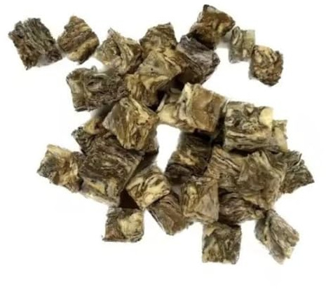 400grm Dried Fish Cubes – 100% Cod Skin Dog Treats & Chews | High Protein, Omega 3 Rich