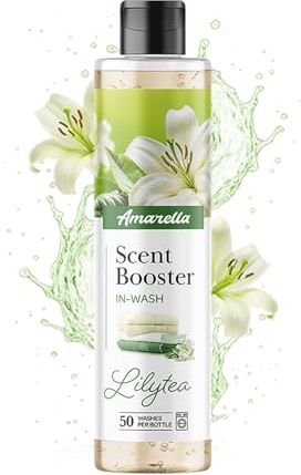 AMARELLA Lilyetea Premium Waschparfüm 250 ml – konzentriertes Duftöl mit grünem Tee, Maiglöckchen & Apfel, langanhaltender Duft auf Textilien, ca. 50 Wäschen, Parfümeur-Komposition