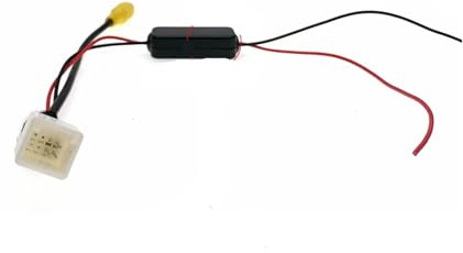 Rückfahrkamera 8-poliges Autoradio-Rückfahrkamera-RCA-Konverter 12 V Auf 6 V 5 V Adapterkabel Für Aygo Für Citroen C1 Für Peugeot 108(B)