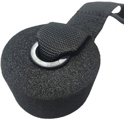 DEARMAMY 4 Stück Pack Trainingswiderstandsband Türanker mit Dicker Polsterung Verschleißfestes Fitness Türschnalle Gummiband für Krafttraining Zuhause Schwarzes Fitness Zubehör