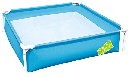 Bestway 56217 - Piscina Desmontable Tubular Infantil Mi Primera Piscina 122x122x30,5 cm
